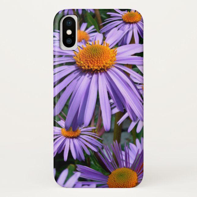 Purple Asters Case-Mate iPhone Case (Back)