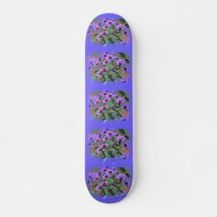 purple asters skateboard