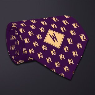 Purple Attorney Law Professor Tie