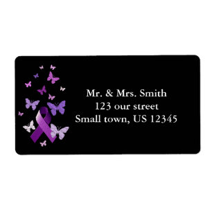 Purple Awareness Ribbon