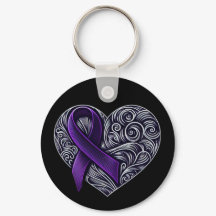 Purple Awareness Ribbon