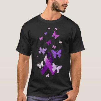 Purple Awareness Ribbon T-Shirt