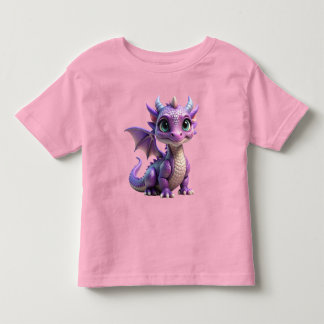 Purple Baby Dragon Cloth Toddler T-shirt