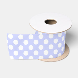 Purple Baby Girl Polkadots Elegant Baby Shower Satin Ribbon