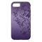 Purple Background With Deep Purple Floral Lace