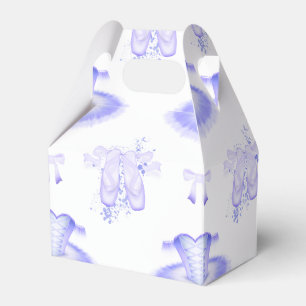 Purple Ballet Birthday Tutu & Pointe Shoes Favor Box