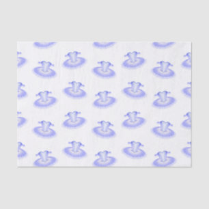 Purple Ballet Birthday Tutu Watercolour Tissue Paper