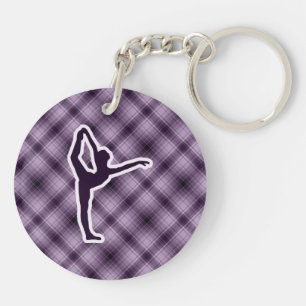 Purple Ballet Keychain