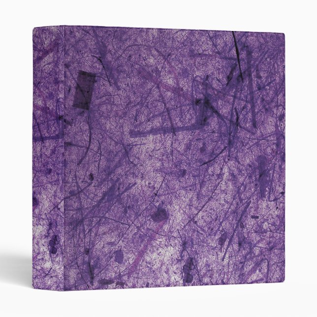 Purple Banana Paper Abstract Avery Binder (Front/Spine)