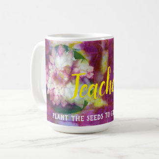 Purple batik Teachers mug