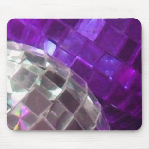 Purple Baubles detail mousepad