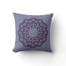 Purple Bead-work Flower