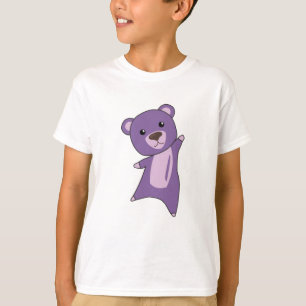 Purple Bear Colourful Bears Cute Animals For Kids T-Shirt