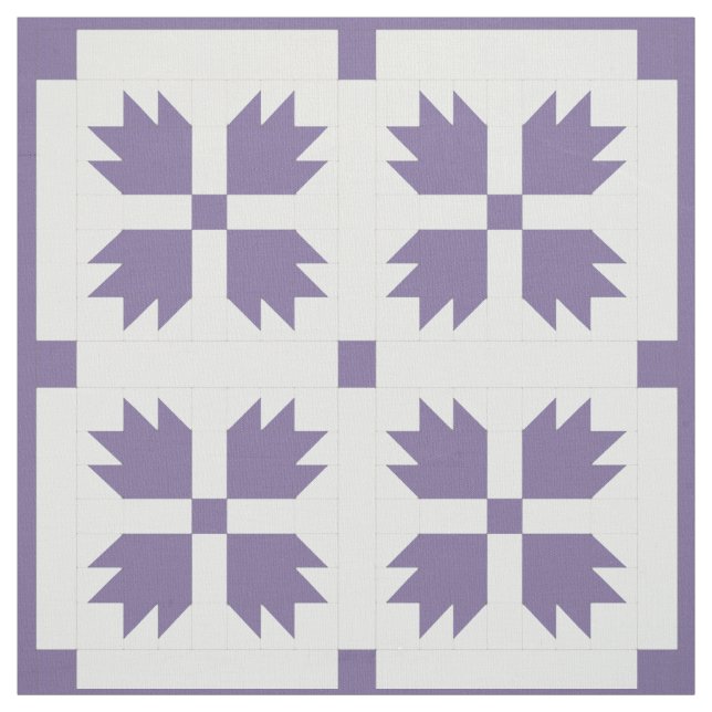 Purple Bear Paw Fabric (Swatch)