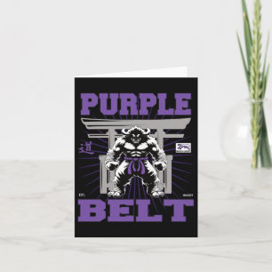Purple Belt On The Way To Championship!  Card