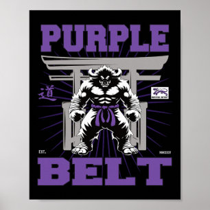 Purple Belt On The Way To Championship!  Poster