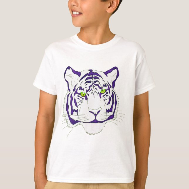 Purple Bengal Tiger T-Shirt (Front)