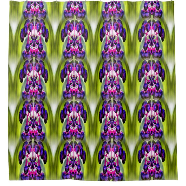 Purple Berries Abstract Nature Art Pattern    (Front)