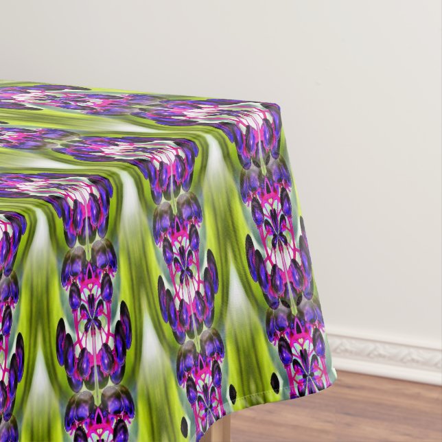 Purple Berries Abstract Nature  Tablecloth (In Situ)