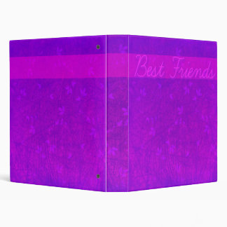 purple best friends photo album binder