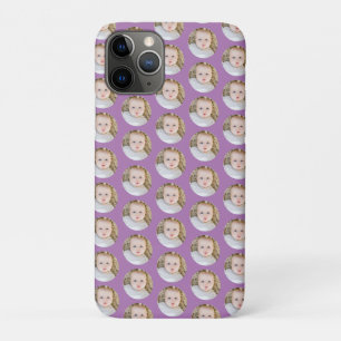 Purple Birthday Personalized your own photo iPhone 11 Pro Case