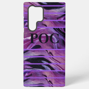 Purple Black Abstract Monogram Case-Mate Samsung Galaxy Case