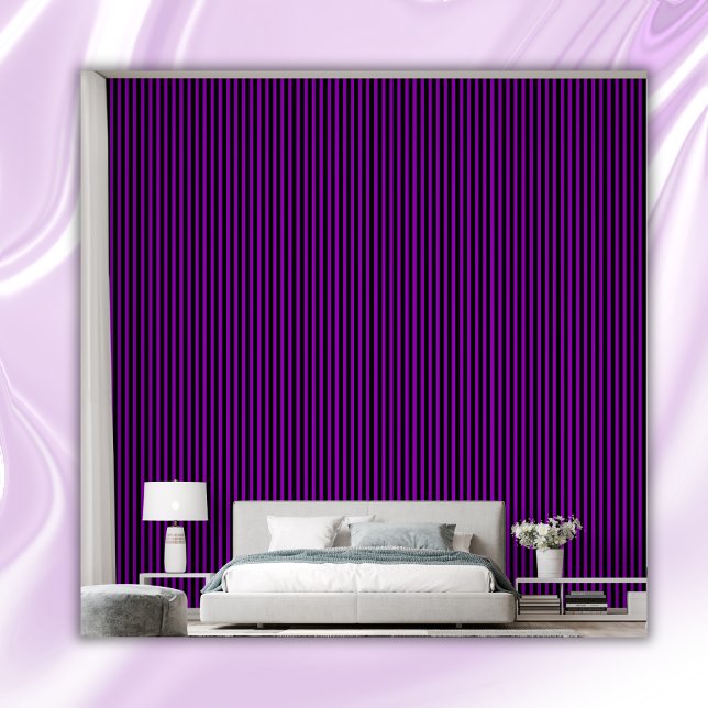 Purple & Black Bold Striped | Wallpaper (Creator Uploaded)