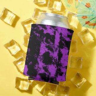 Purple Black Can Cooler