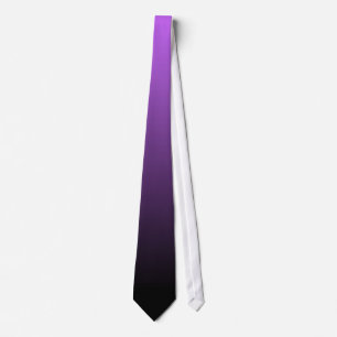 Purple black fading simple necktie