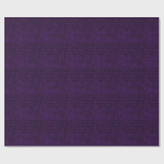 Purple Black Glossy Wrapping Paper 
