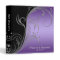 Purple Black Ornate Silver Scrolls Photo Album