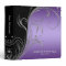 Purple Black Ornate Silver Scrolls Photo Album