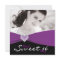 Purple Black Purple Sweet 16 Photo Birthday Party