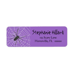 Purple/Black Spider Halloween