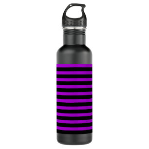 Purple & Black Stripes   710 Ml Water Bottle