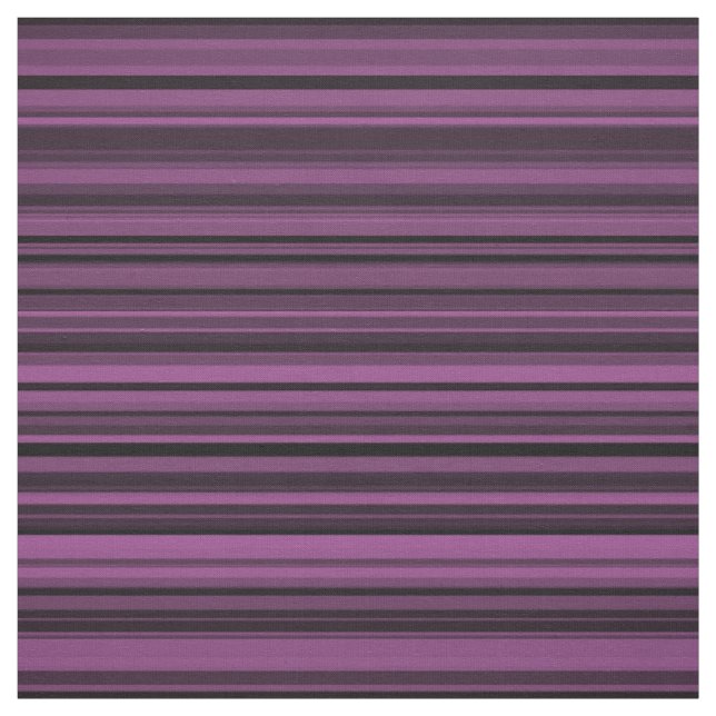 Purple Black Stripes Fabric (Swatch)
