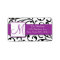 Purple, Black Swirls Damask Avery Address Labels