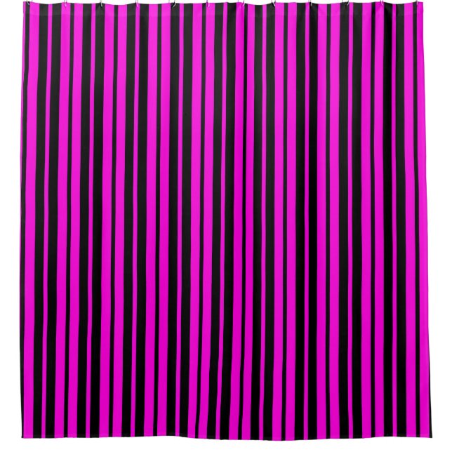 Purple Black Vertical Stripes Pattern Design (Front)