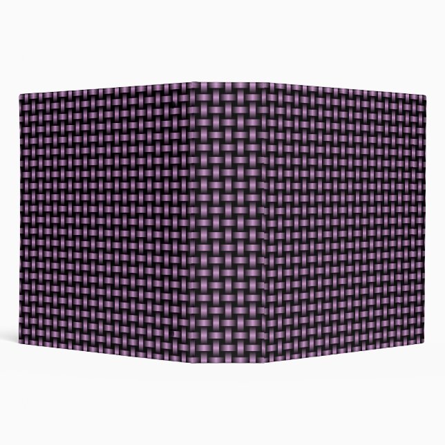 Purple Black Weave Pattern Binder (Background)