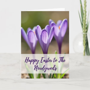 Purple Blossom Easter Card