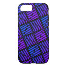 Purple, Blue and Black Line Pattern