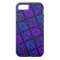 Purple, Blue and Black Line Pattern