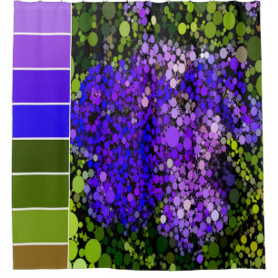 Purple, Blue and Green Abstract
