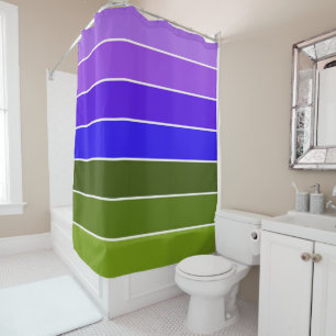 Purple, Blue and Green Stripes