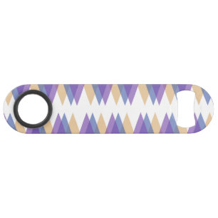 Purple, blue and yellow triangles bar key