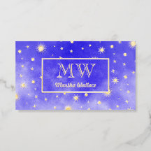 Purple Blue Boho Celestial