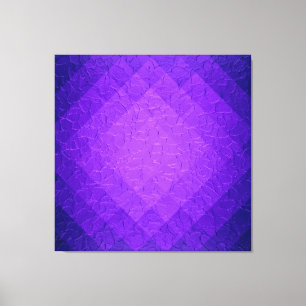 Purple Blue Diamond Seamless Pattern Canvas Print