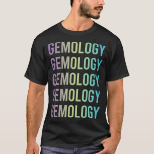 Purple Blue Gemmology Gemmologist T-Shirt