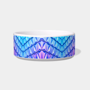 Purple & Blue Geometric Pattern Bowl