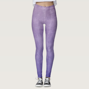 Purple blue Grey rustic ombre stylish Leggings